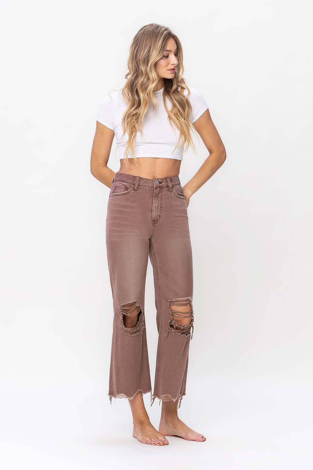 90'S VINTAGE crop flare