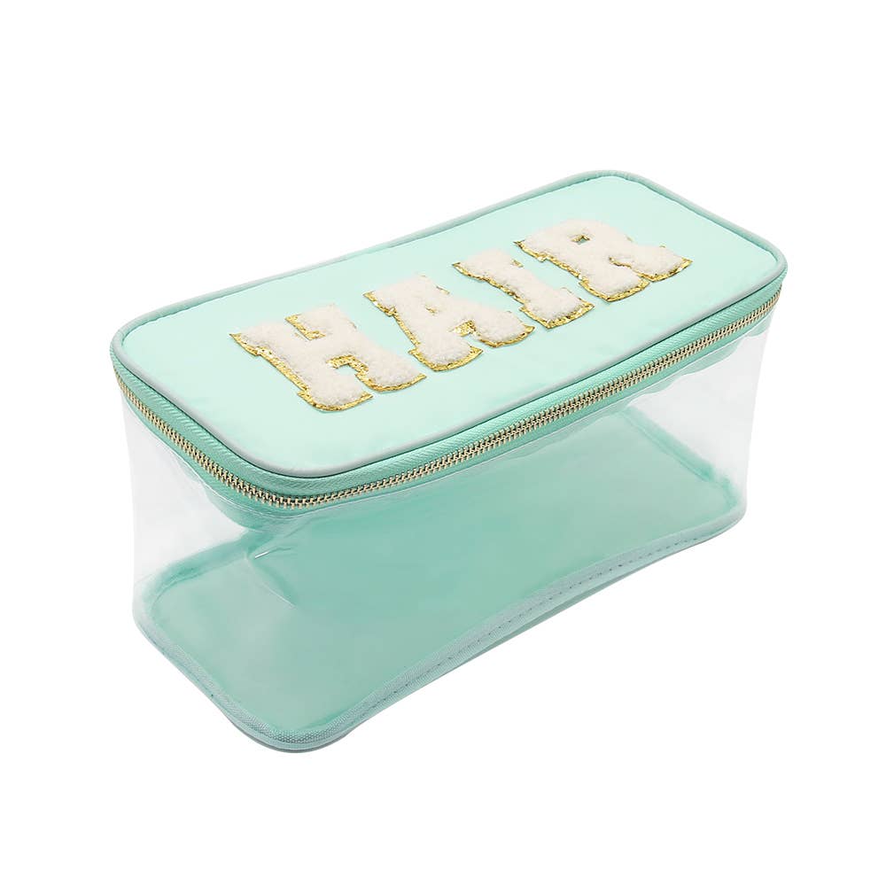 Varsity Hair Cosmetic Bag