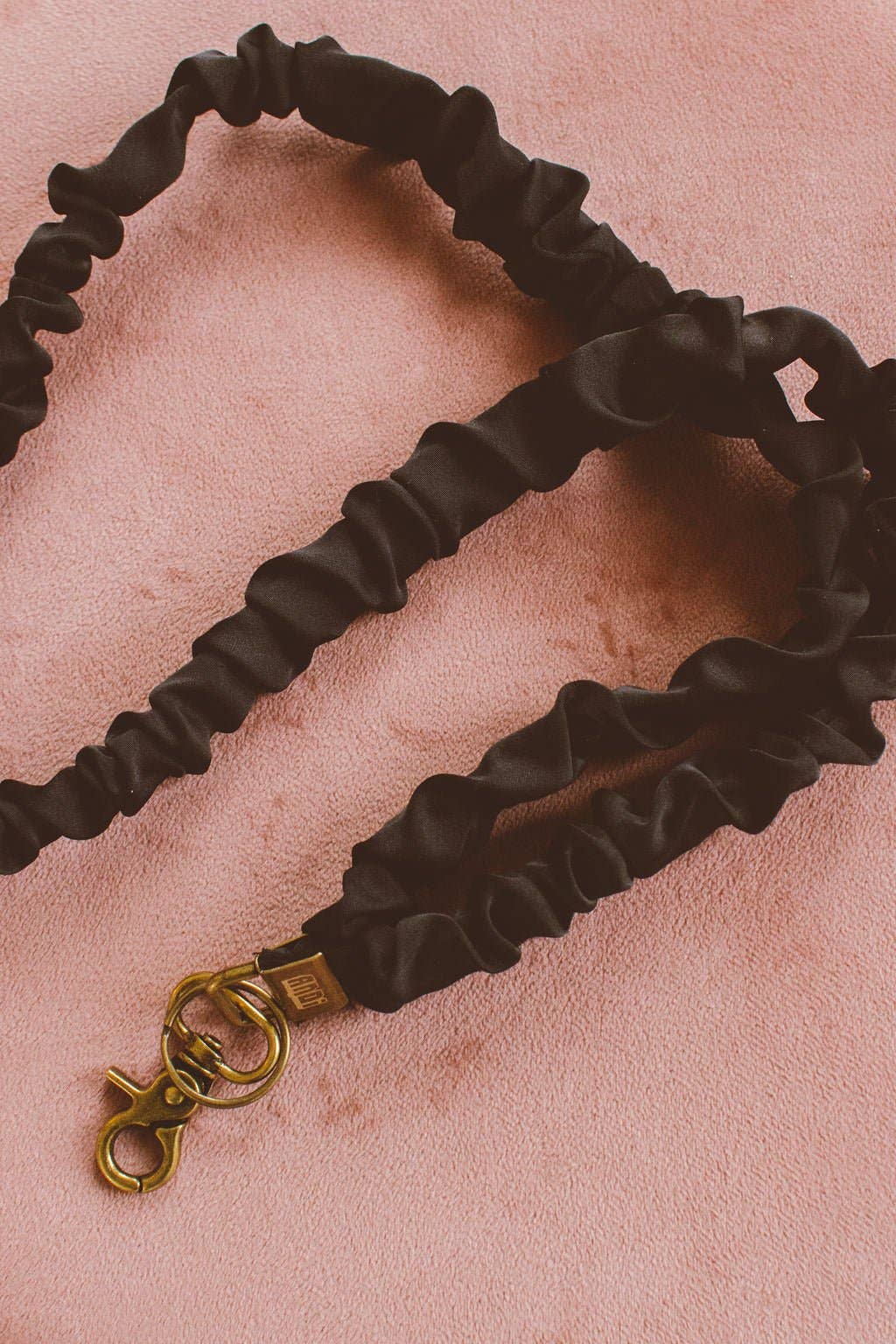 Black Scrunchie Lanyard