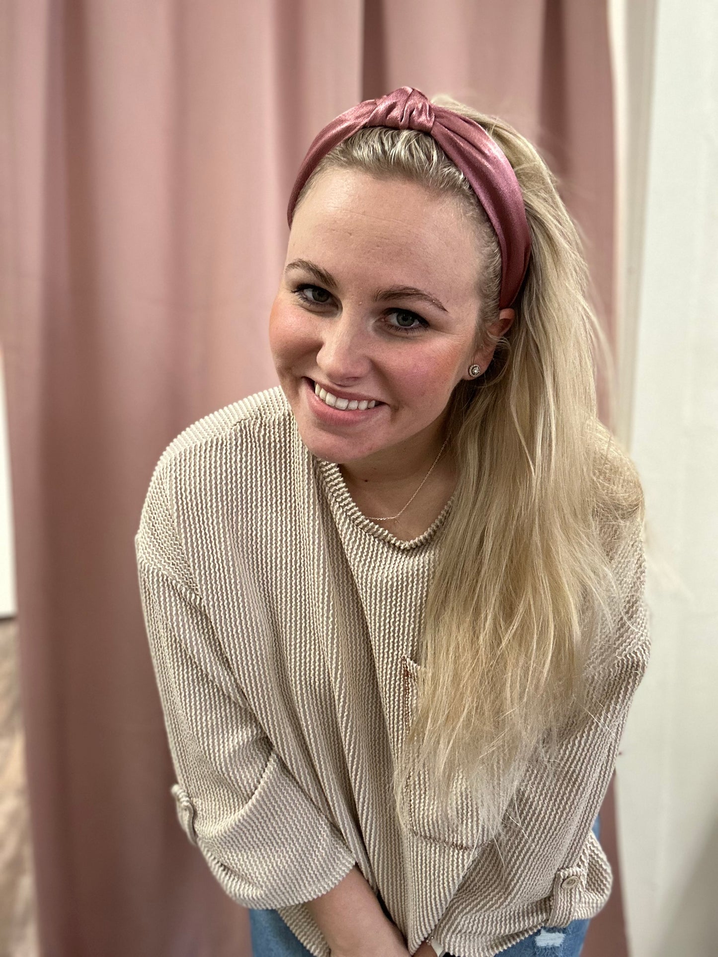 Satin Knot headband