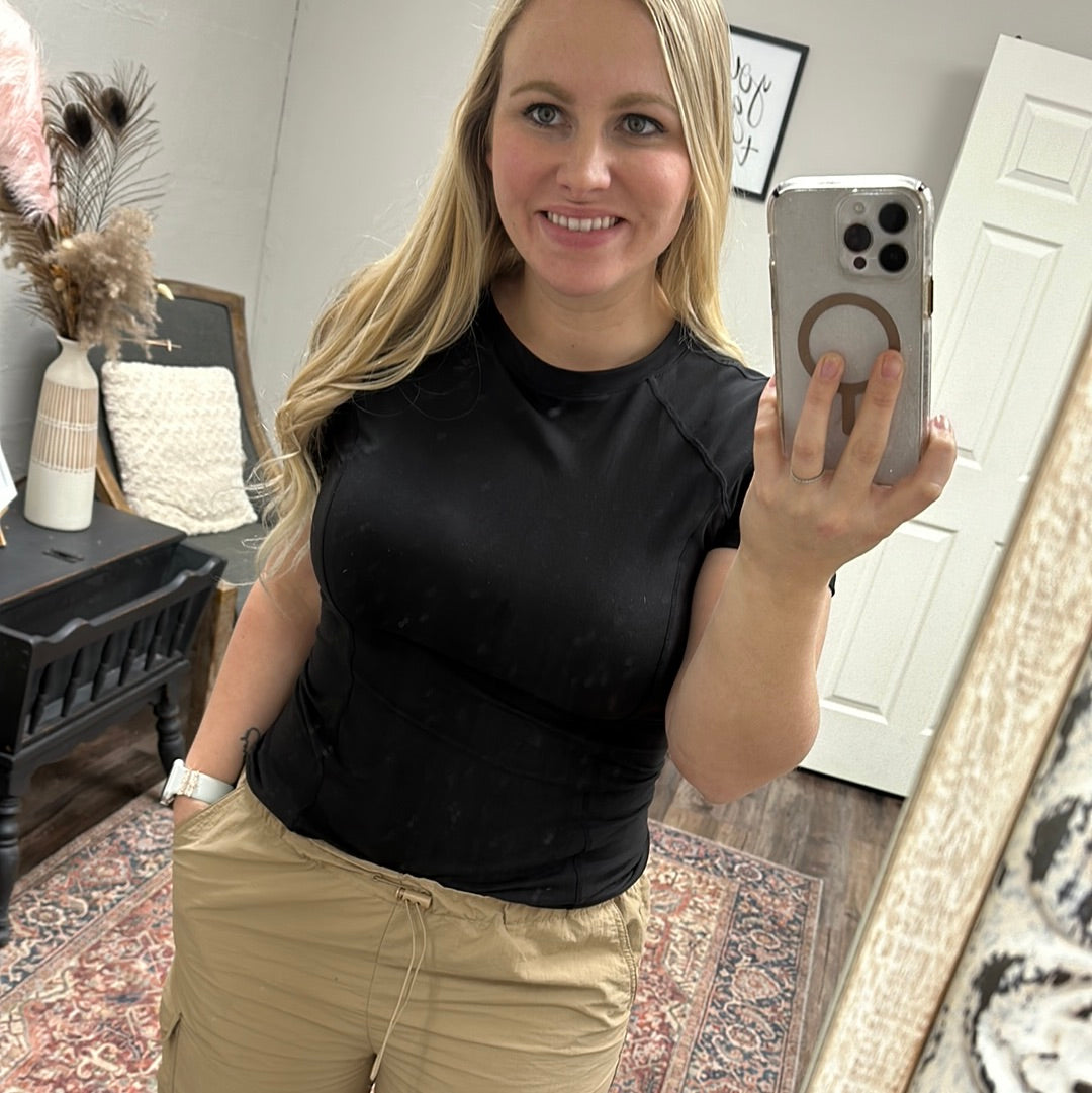 Black Athletic Top