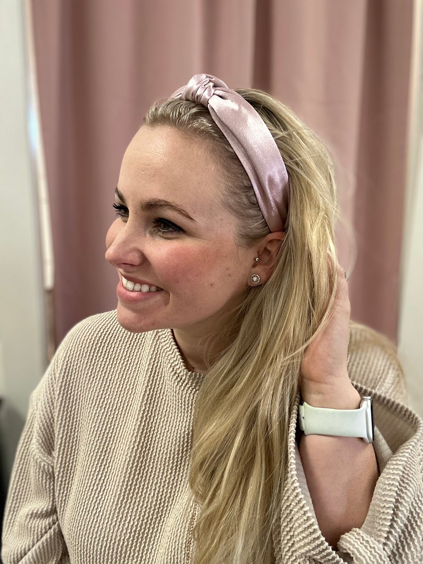 Satin Knot headband