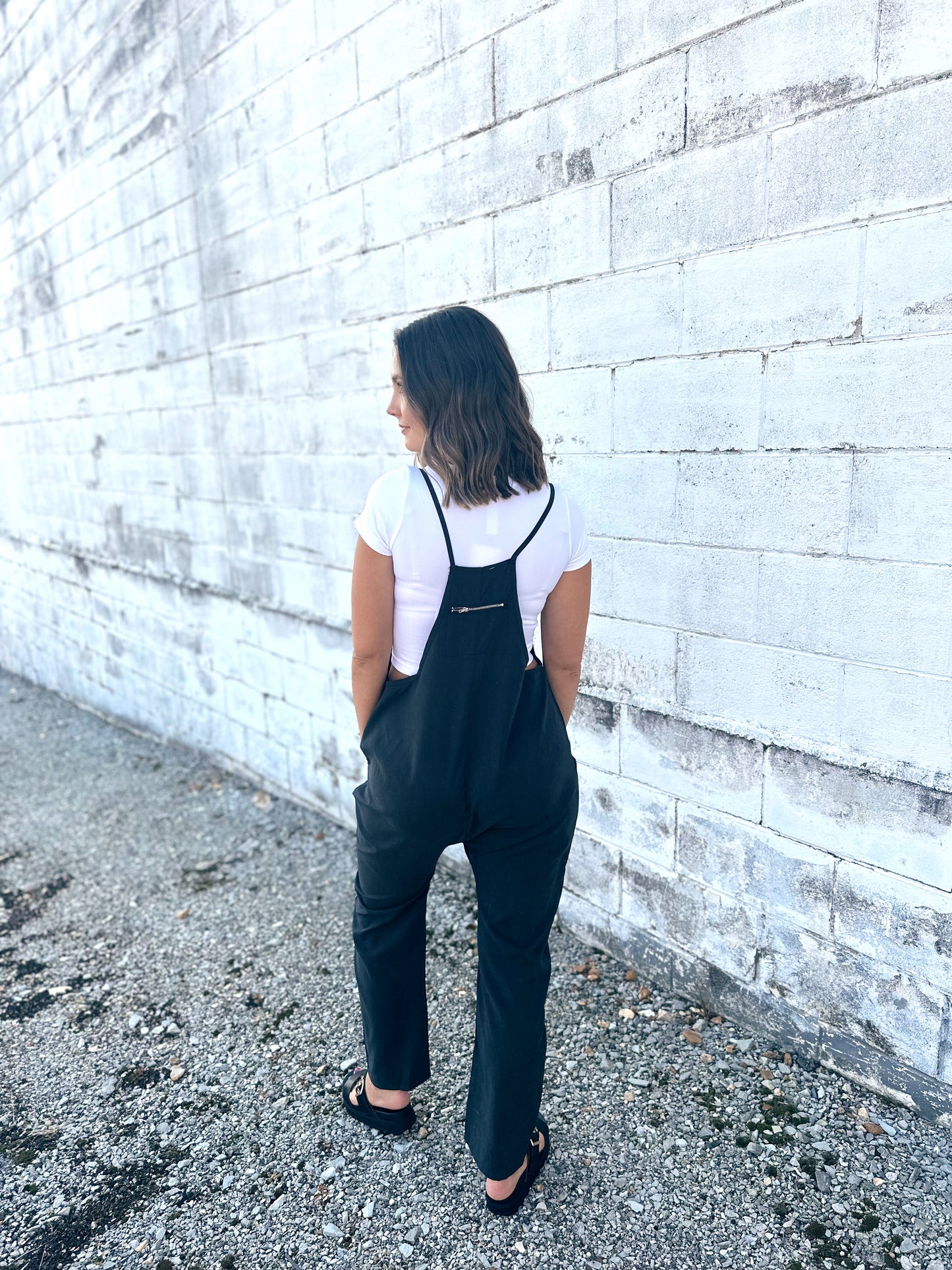 Black Solid Jumper