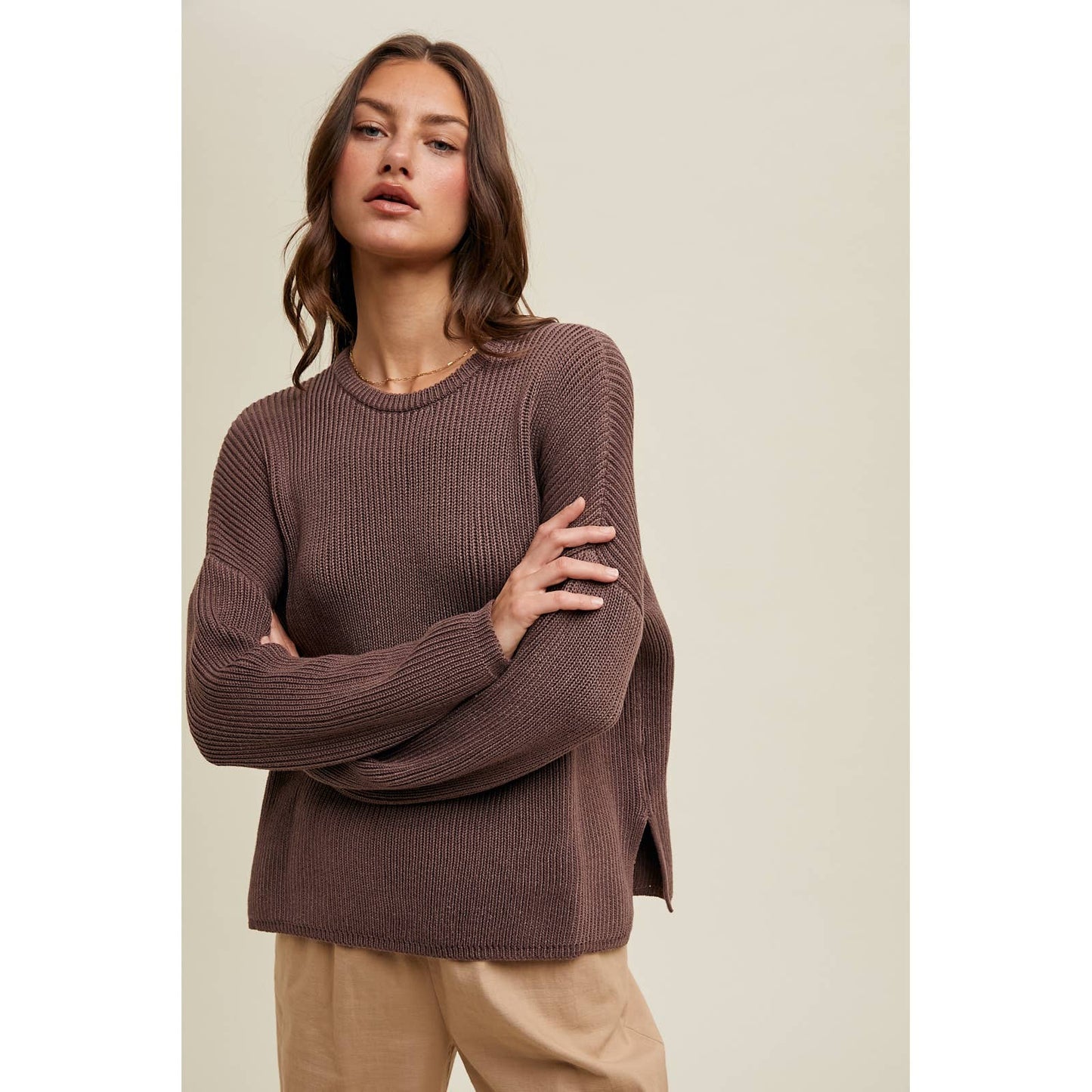 RIB SWEATER