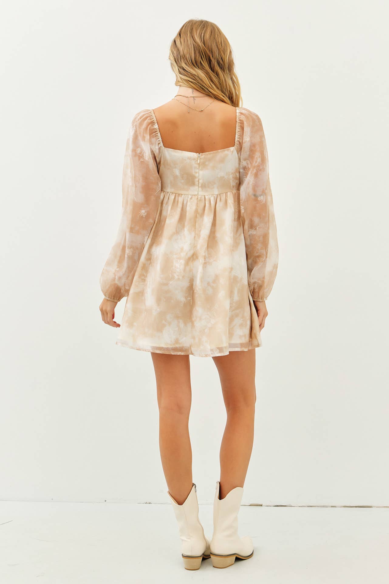ROMANTIC SHEER BABYDOLL DRESS