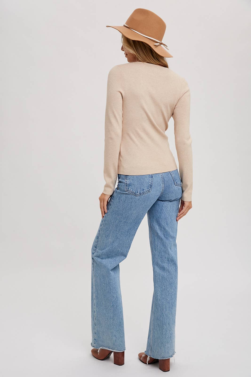 SEMI SHEER SWEETHEART NECK TOP