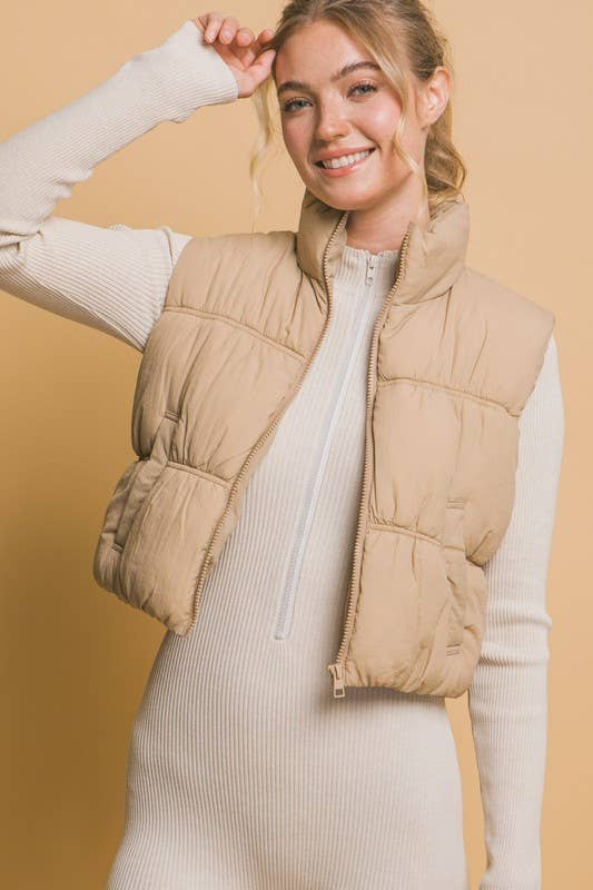 Black Puffer Vest