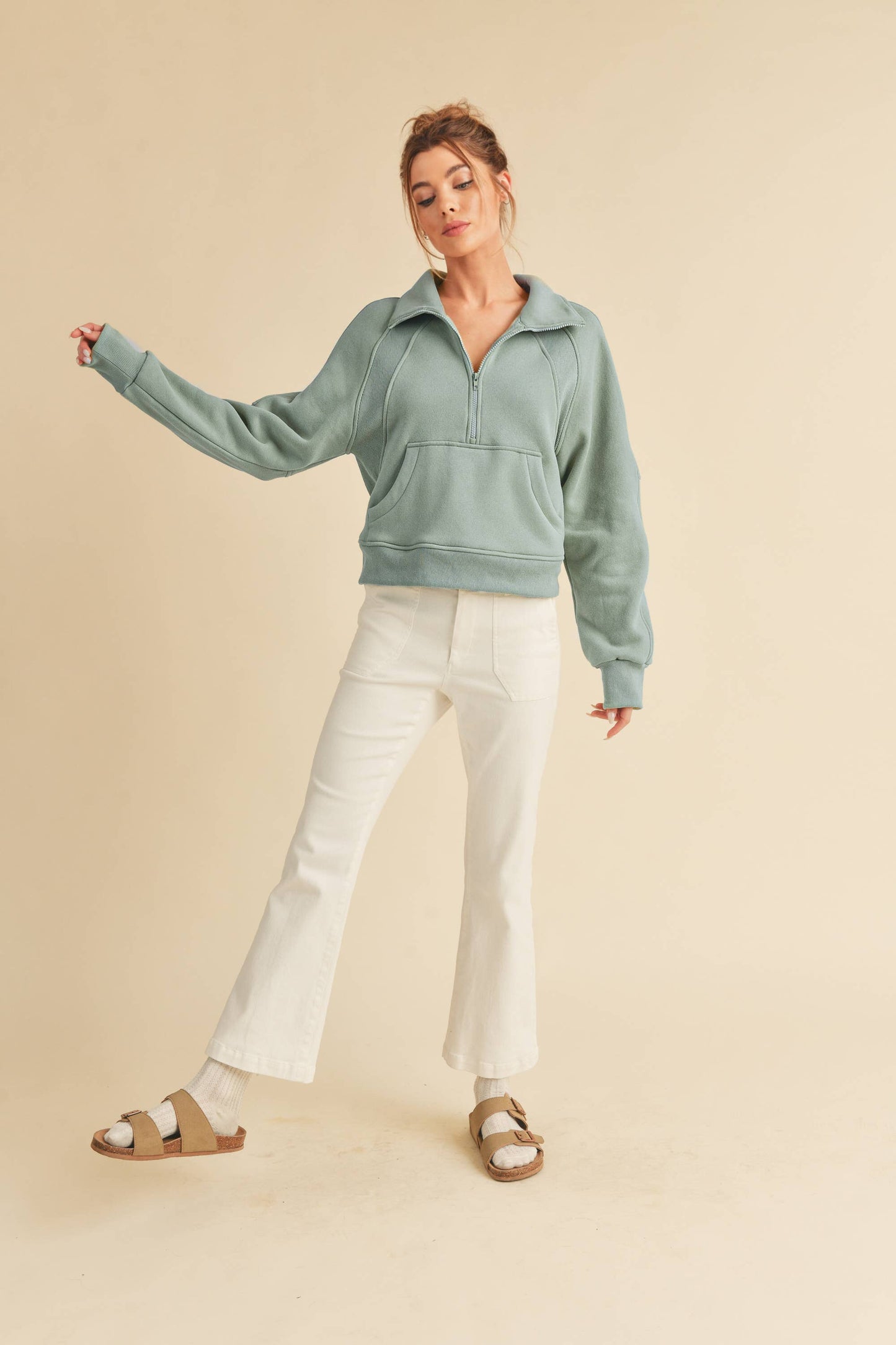 Dove Half Zip