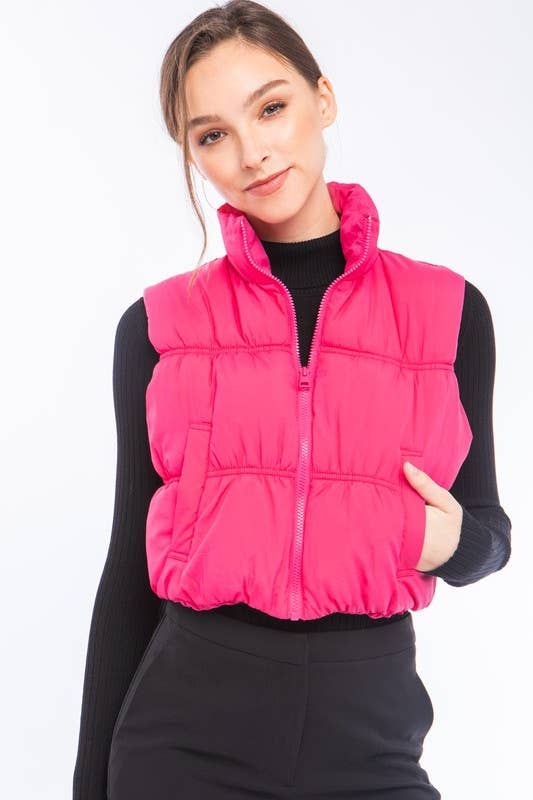 Black Puffer Vest