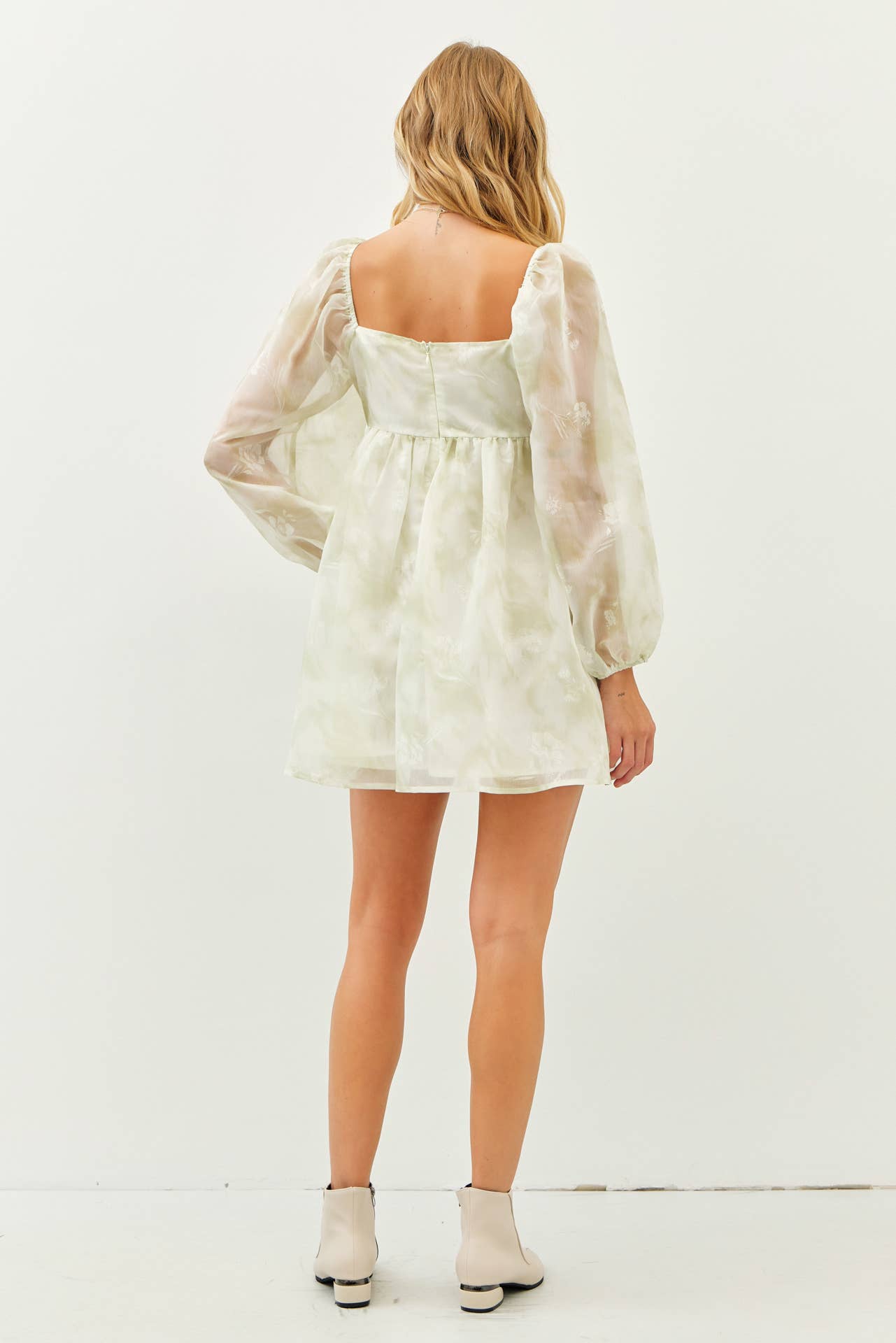 ROMANTIC SHEER BABYDOLL DRESS