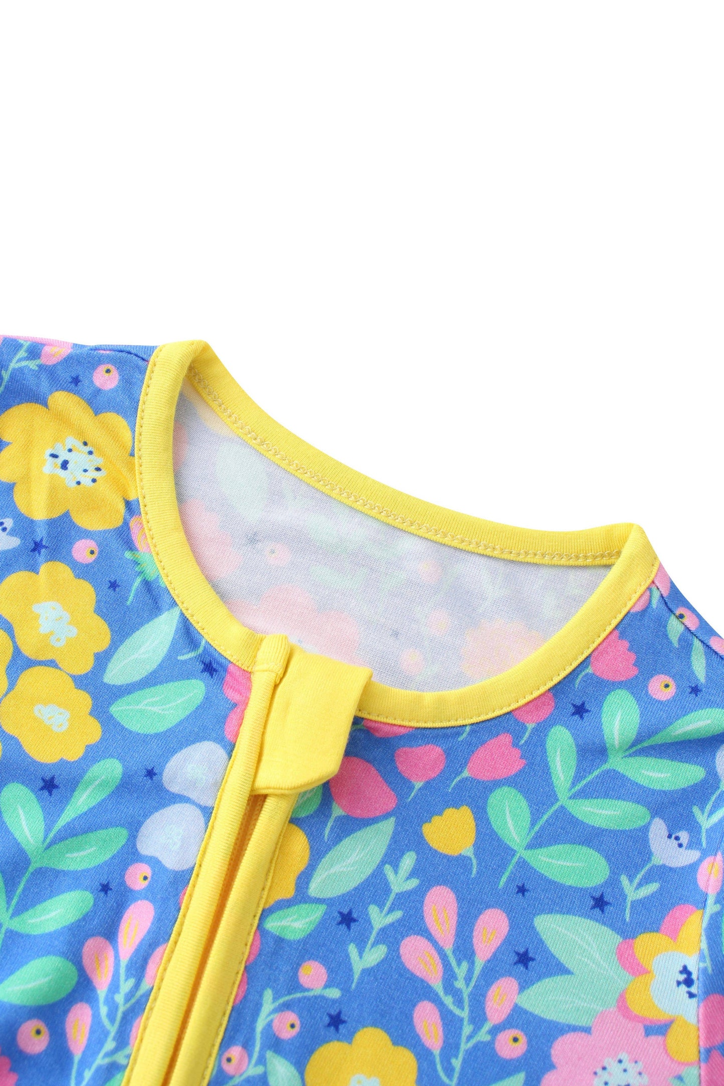 Sunny Blooms Bamboo Zippy Pajamas / Jammies