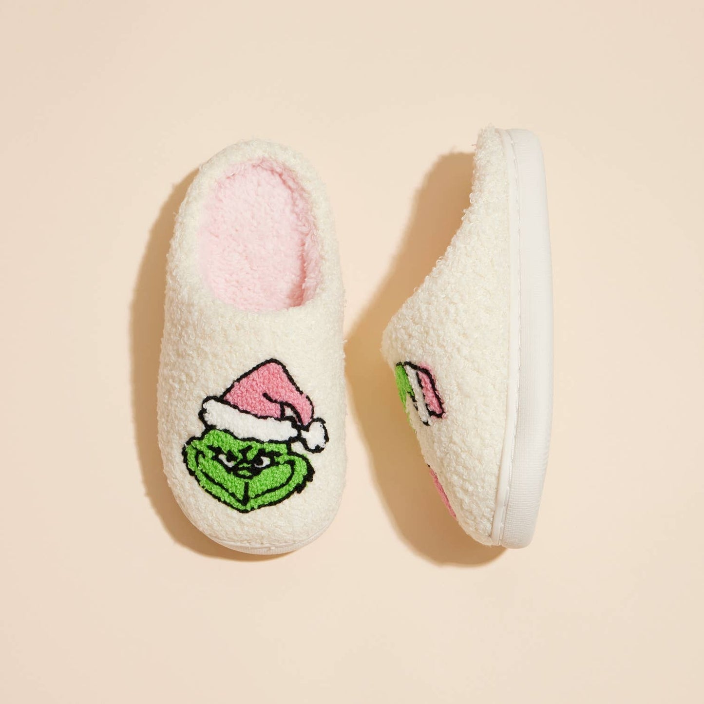 Christmas Grinch Slippers - Kids