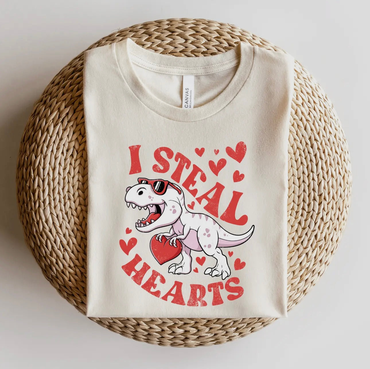 I steal hearts Dino tshirt
