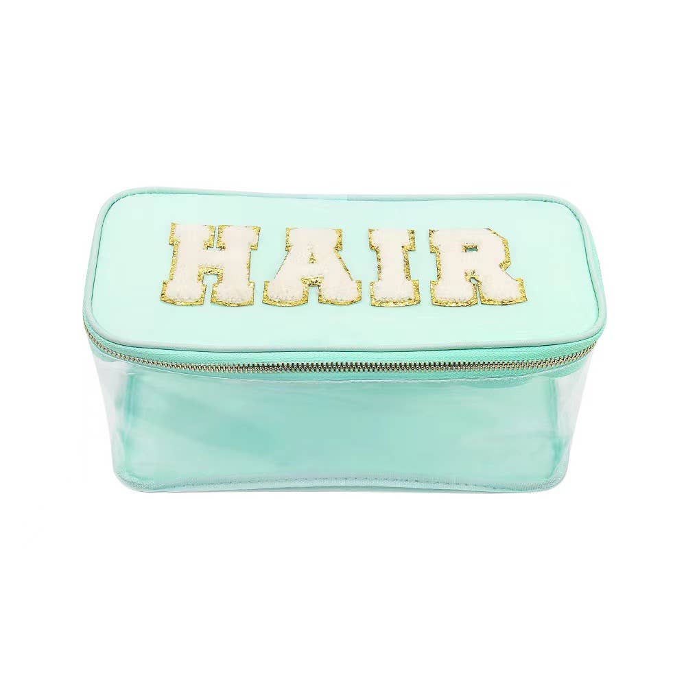 Varsity Hair Cosmetic Bag