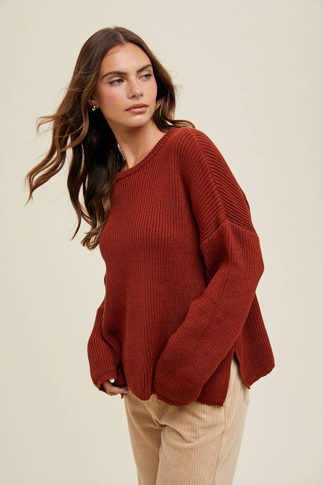 RIB SWEATER