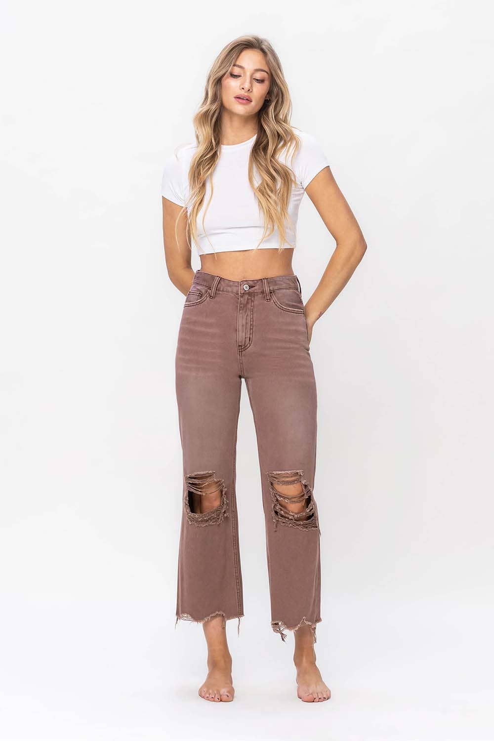 90'S VINTAGE crop flare