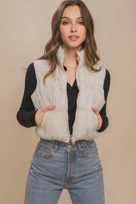 Black Puffer Vest