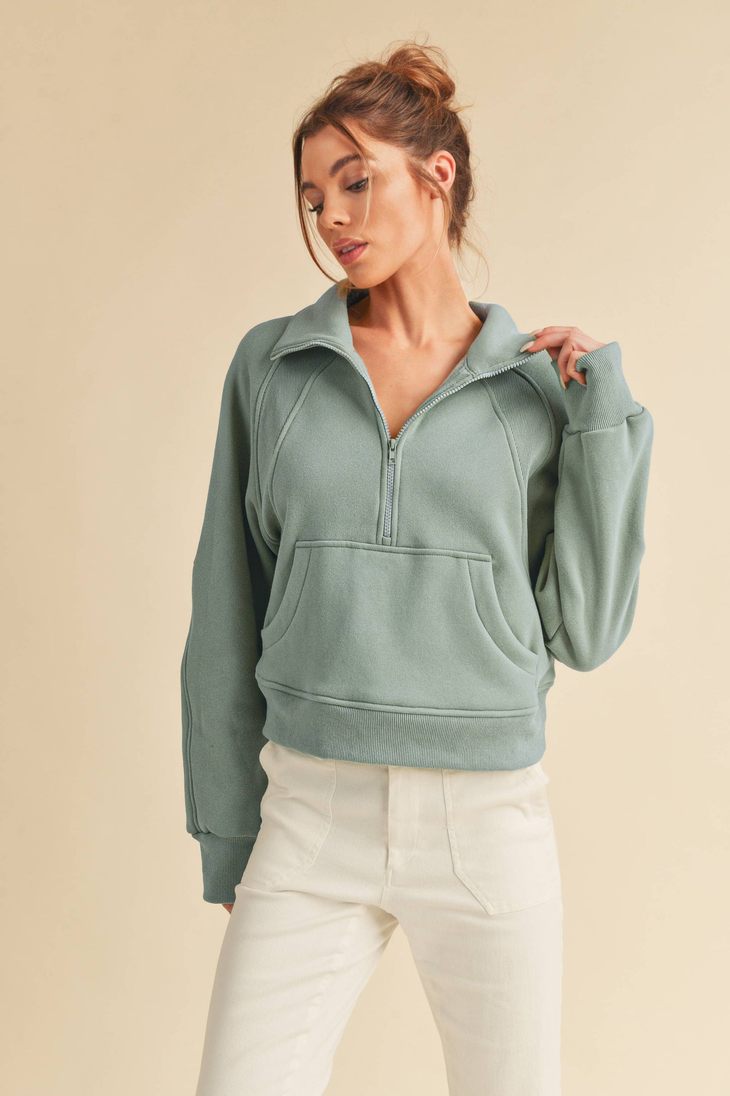 Dove Half Zip