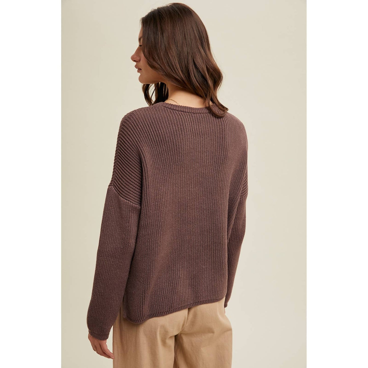 RIB SWEATER