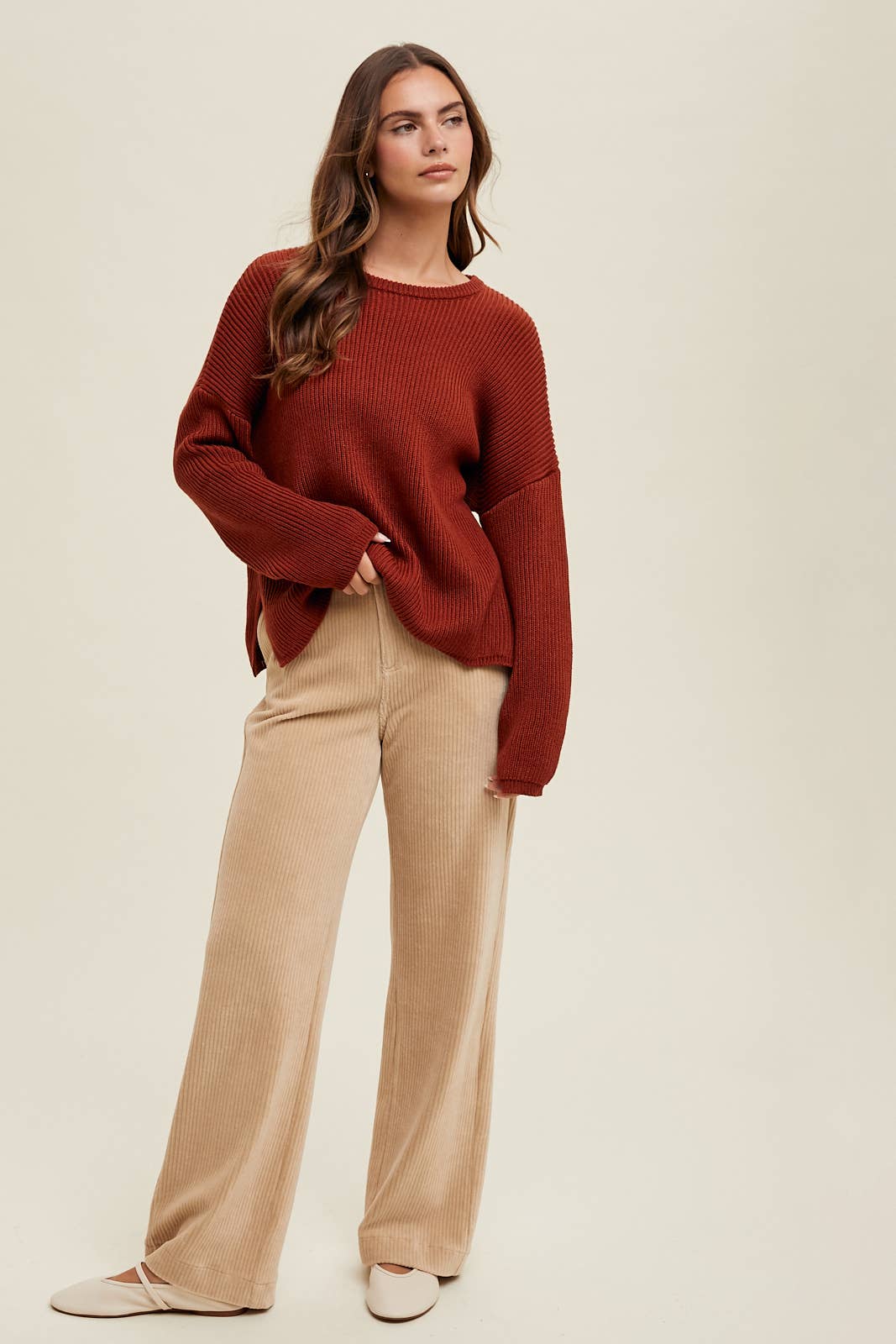 RIB SWEATER