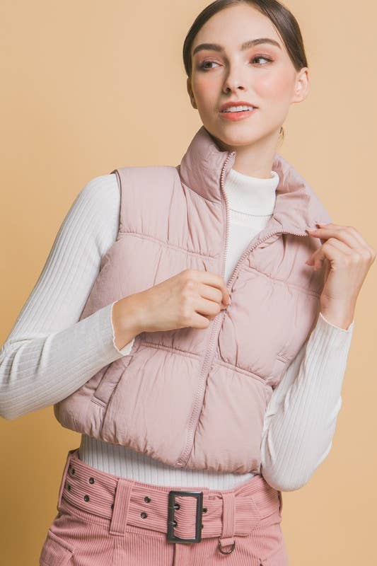 Black Puffer Vest