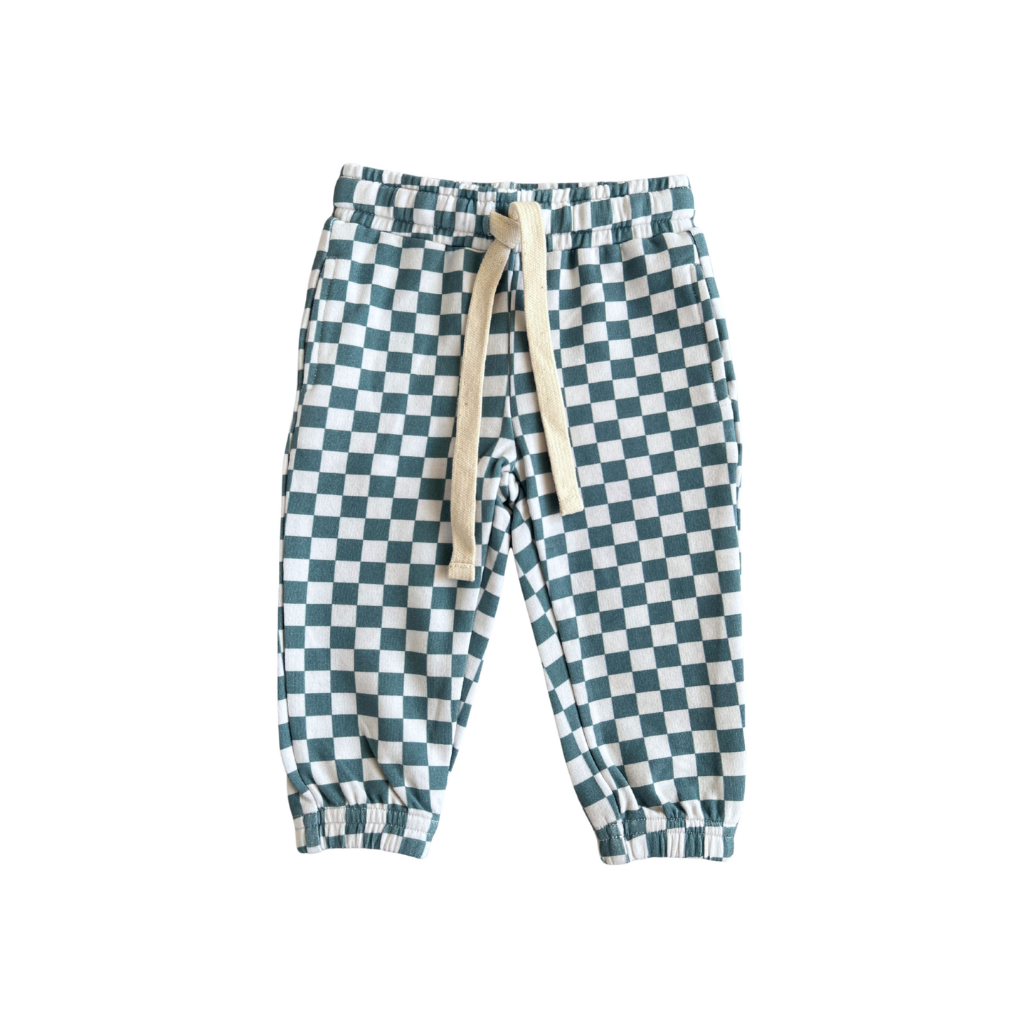 Boys checkered joggers