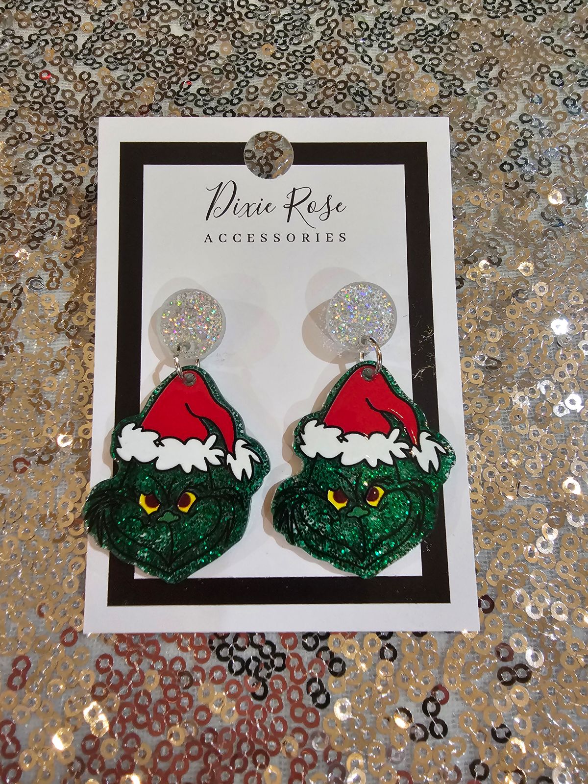 Grinch earrings