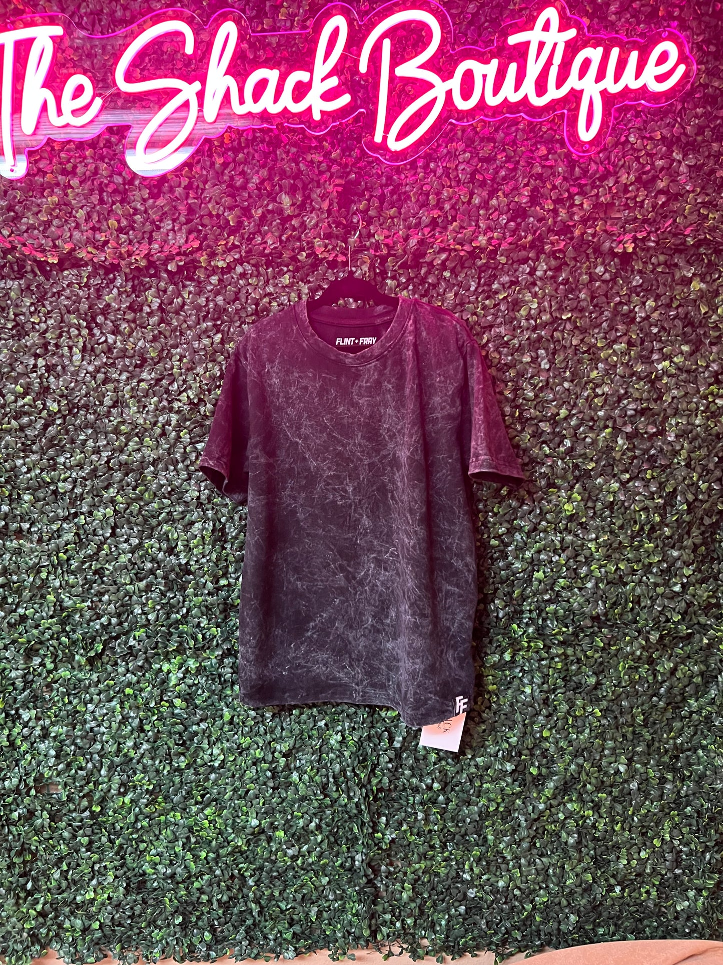 Boys acid wash tee