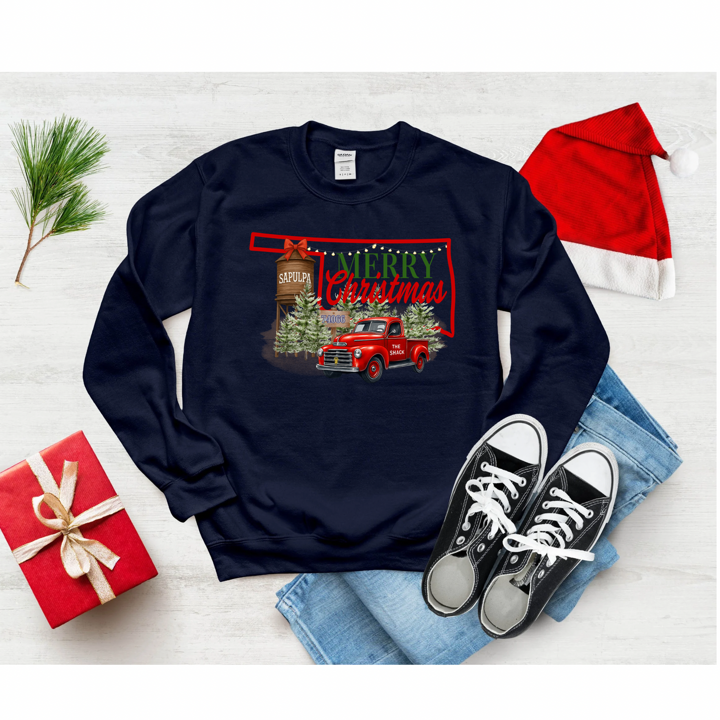 Sapulpa Christmas Sweatshirt