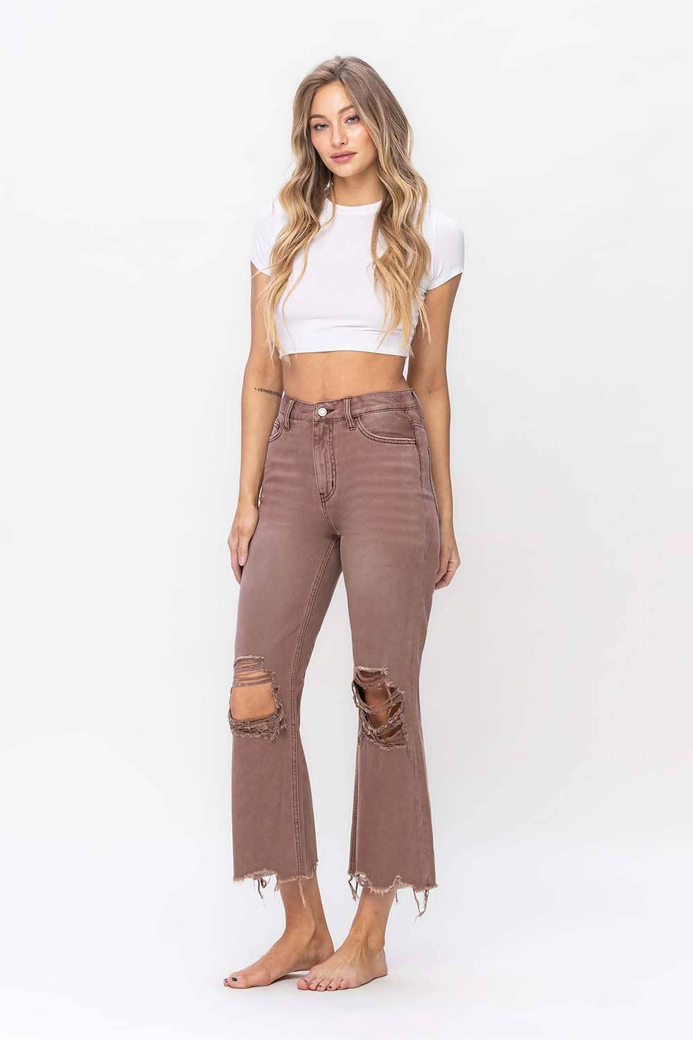 90'S VINTAGE crop flare