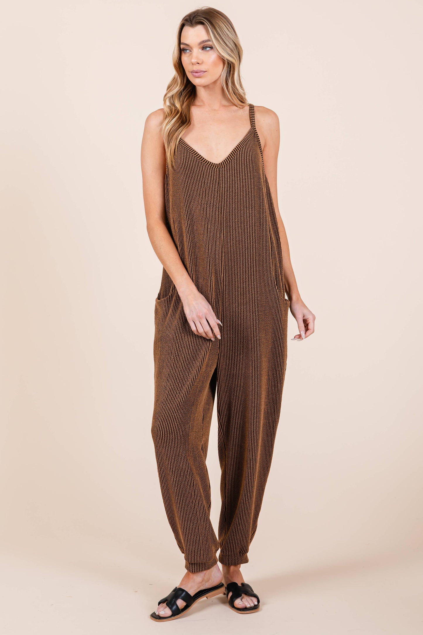 RIB JUMPSUIT
