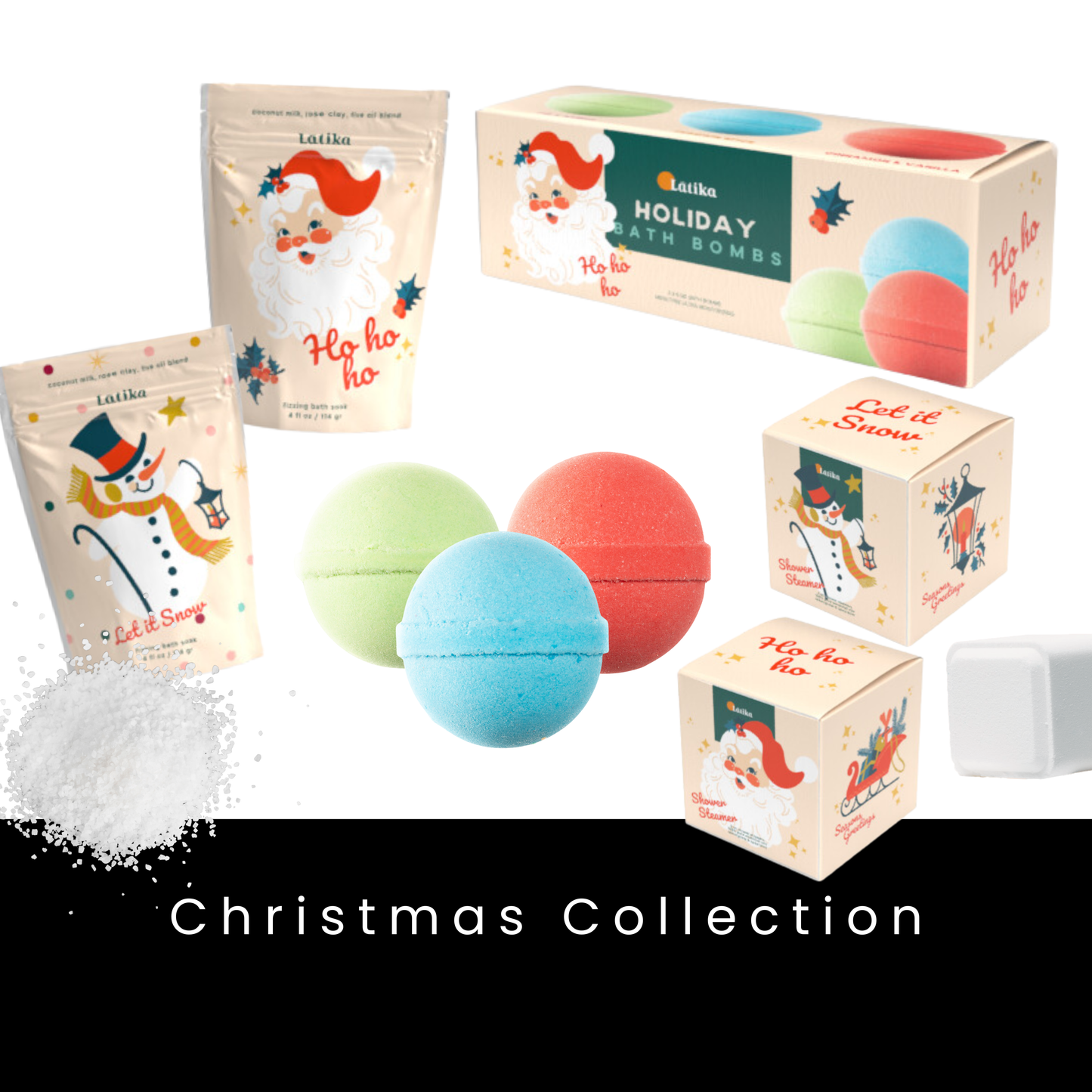 Santa Shower Steamer Cube