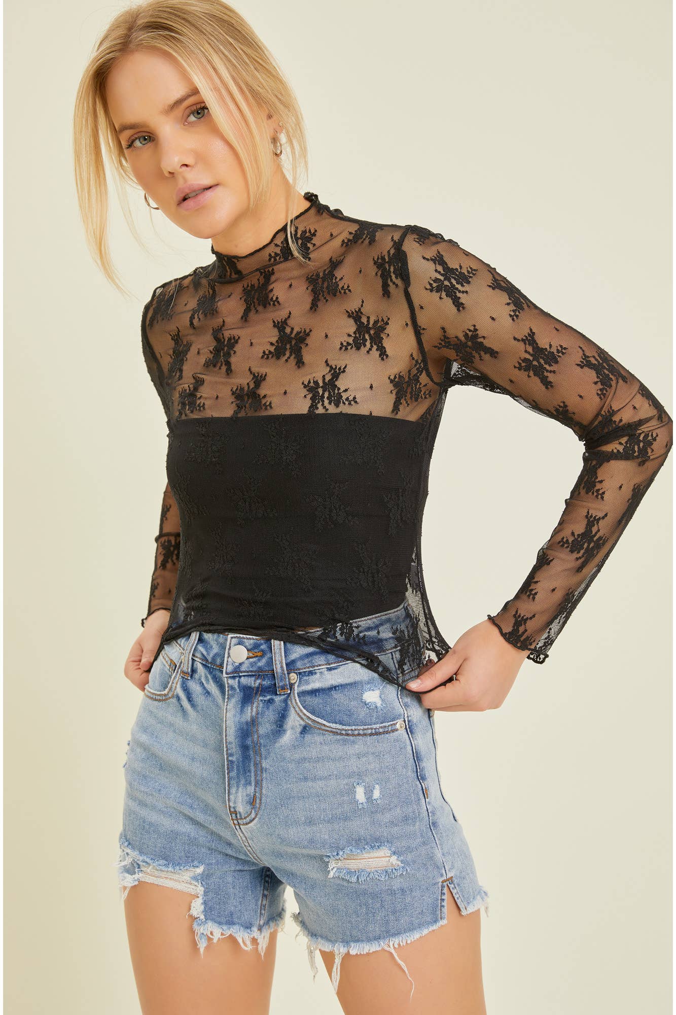 LACE TOP