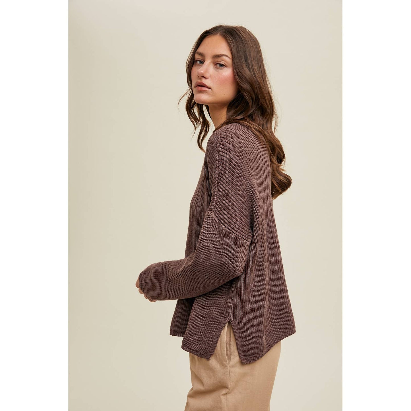 RIB SWEATER