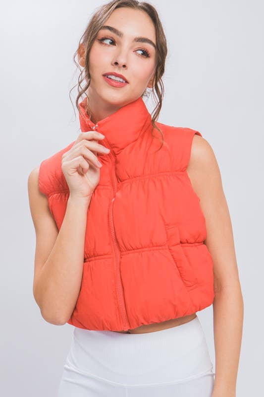 Black Puffer Vest
