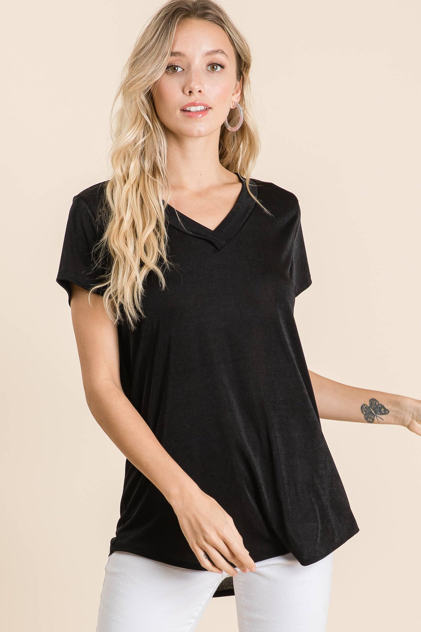 SLINKY KNIT TOP