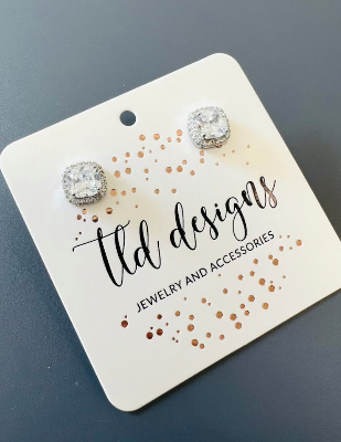 Clear Rhinestone Stud