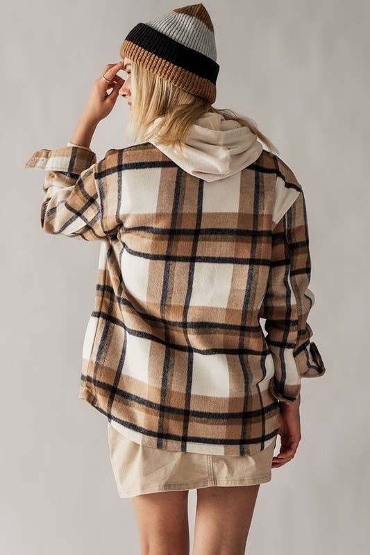 Bella plaid shacket