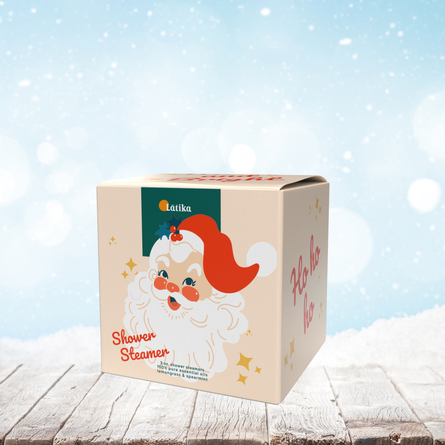 Santa Shower Steamer Cube