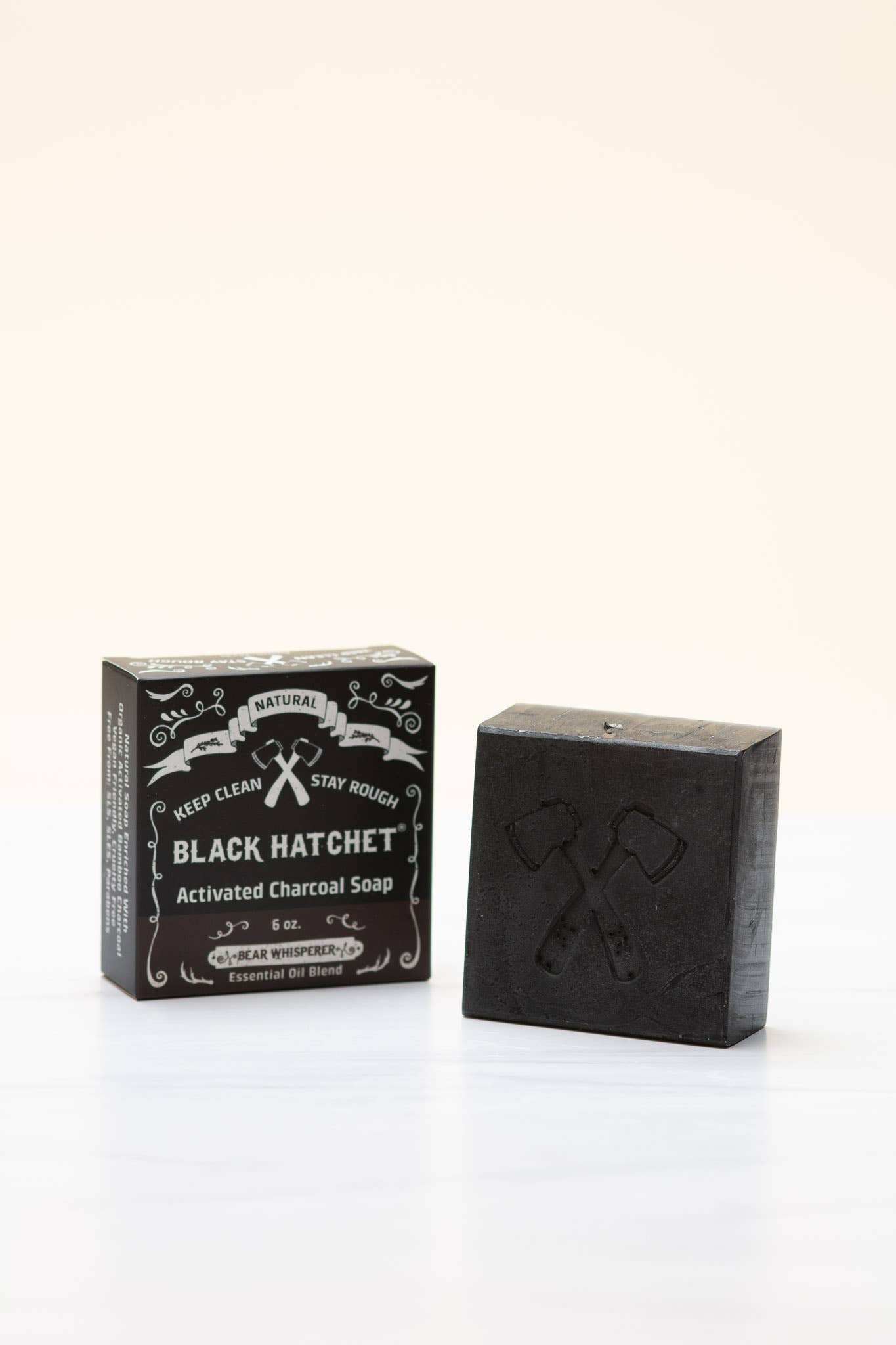 ❄️Stocking stuffer ⚫ Charcoal Soap - Bear - Mens
