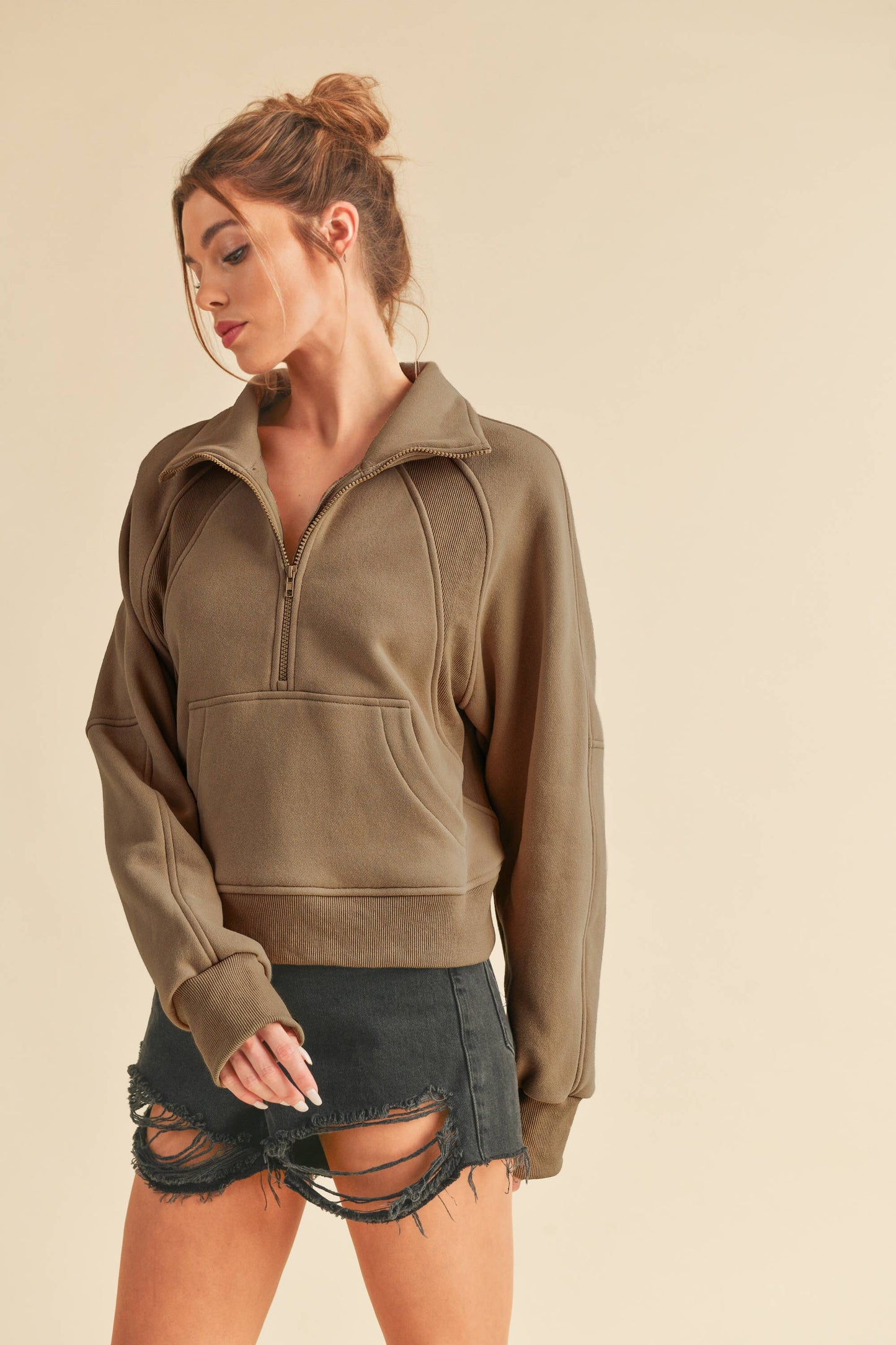 Dove Half Zip