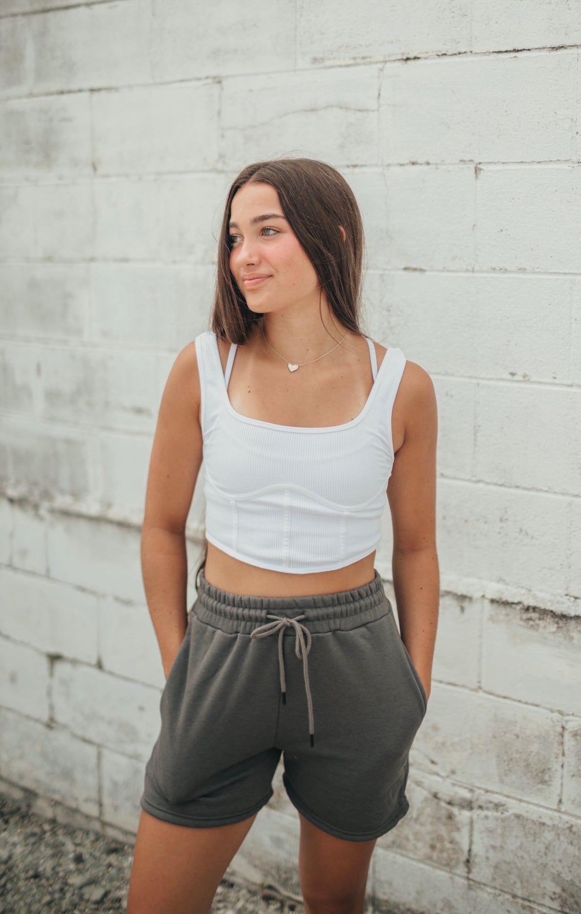 Charcoal Sweat Shorts
