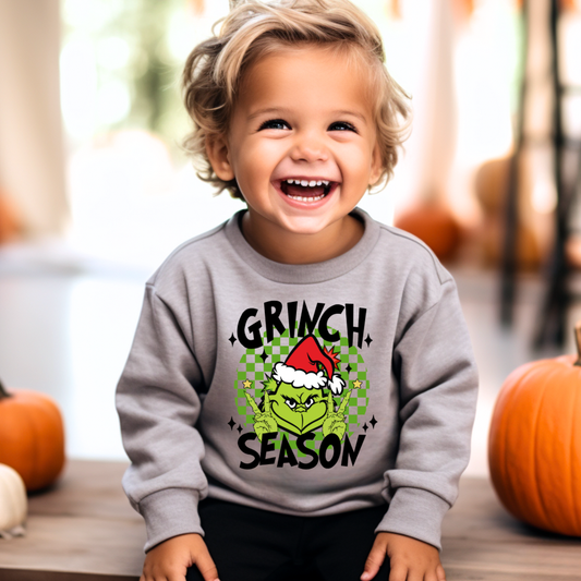 Grinch Season Sweatshirt - Children