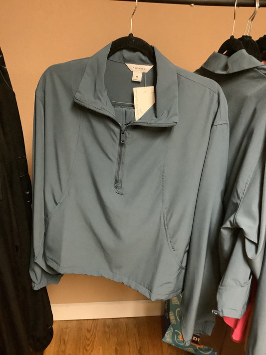 Athletic navy sport windbreaker two-piece set