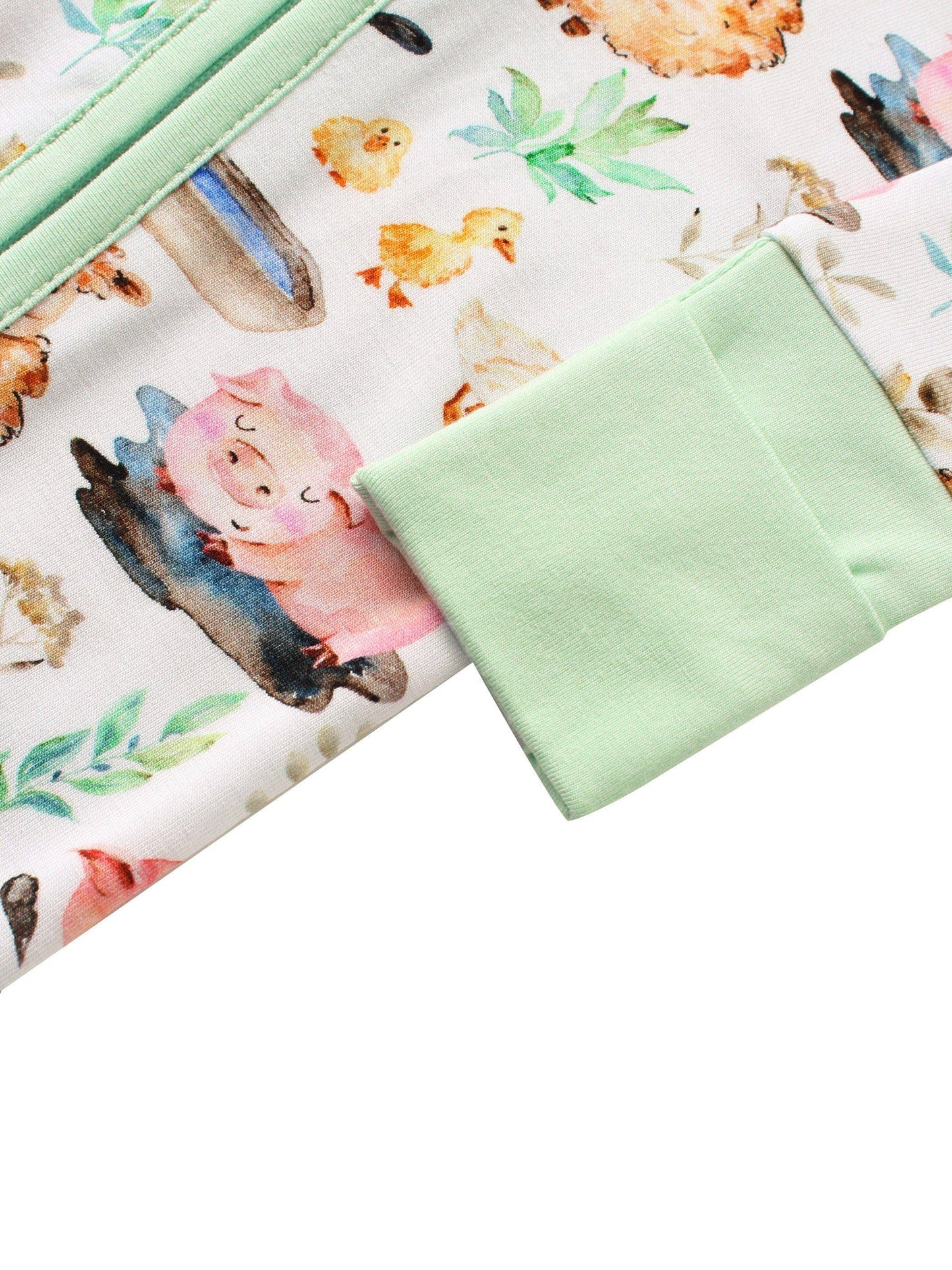 Farmyard Fun Bamboo Zippy Pajamas / Jammies