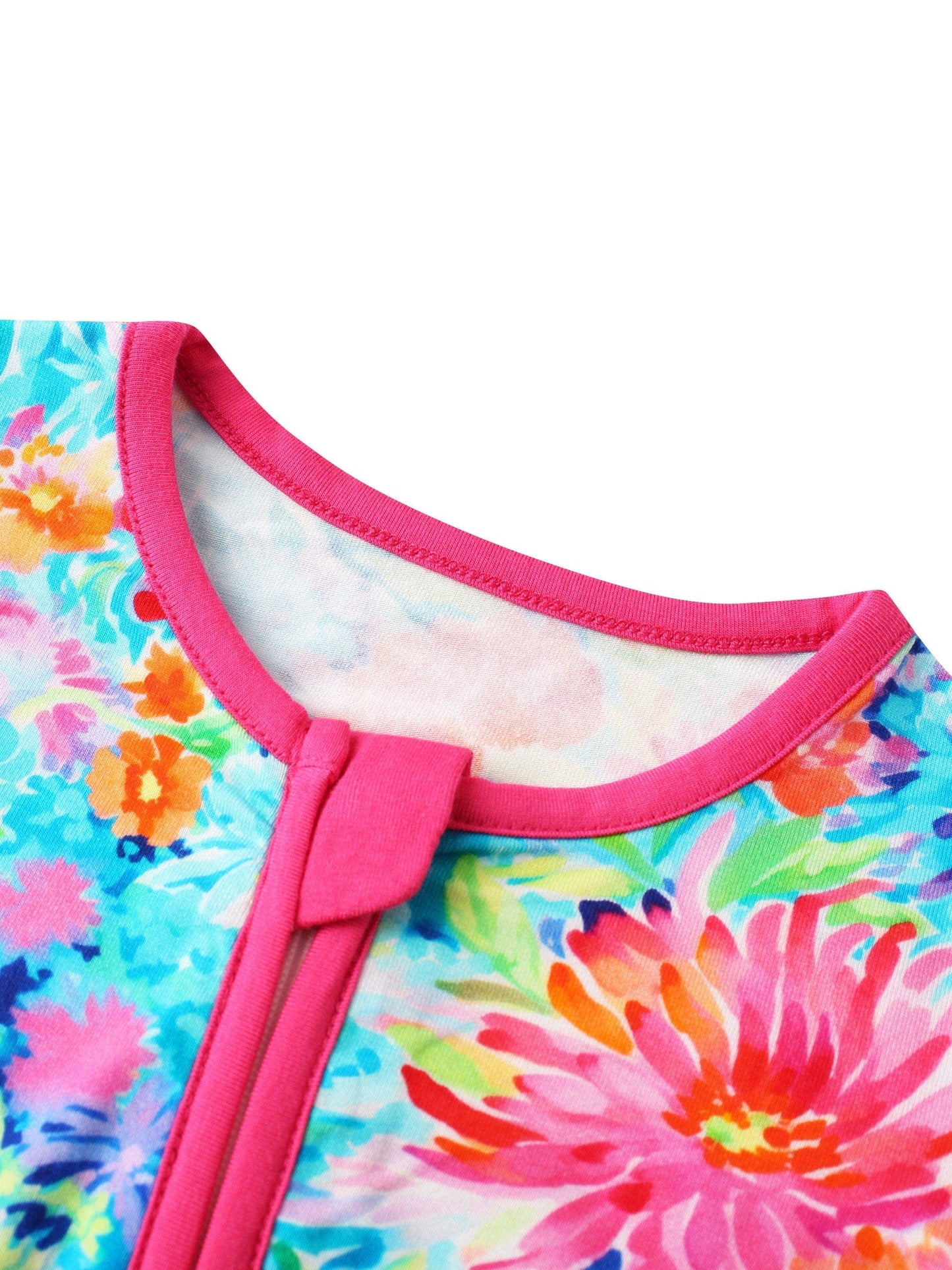Coral Garden Bamboo Zippy Pajamas / Jammies