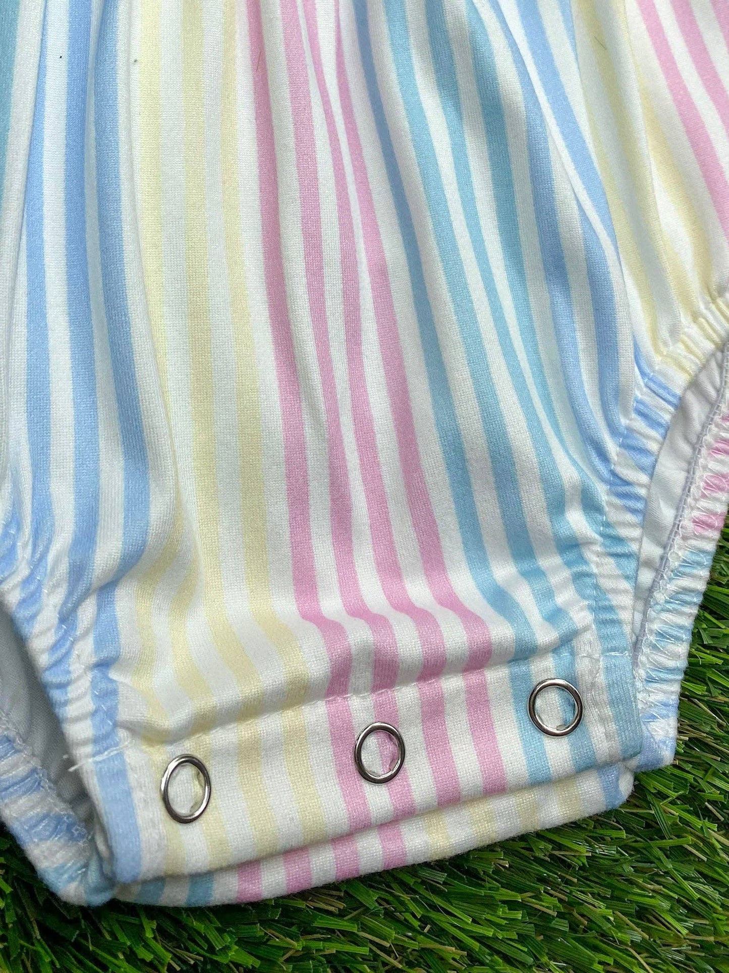 Classic Stripes Girls Infant Romper