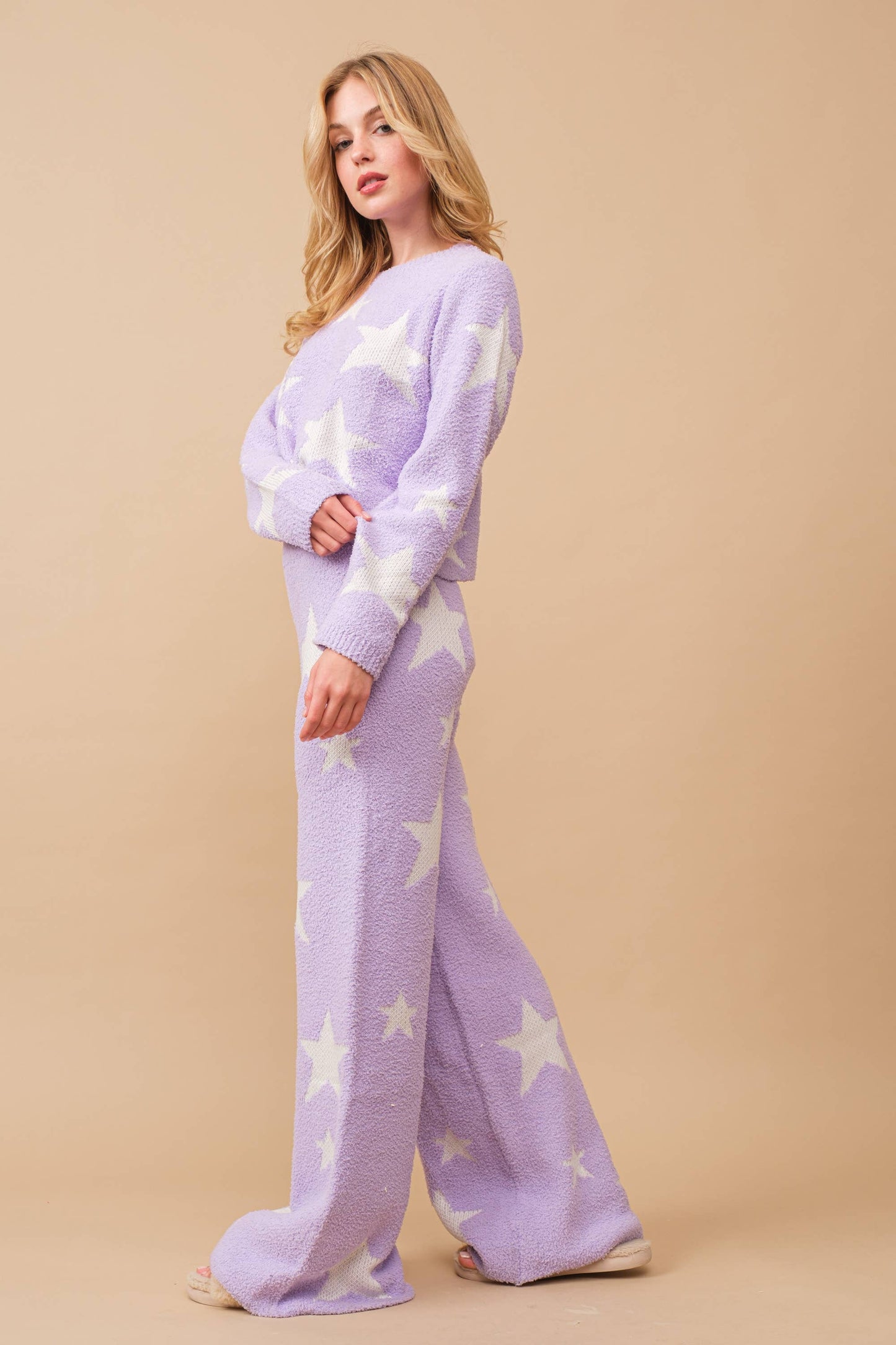 Cozy Star Print Lounge set