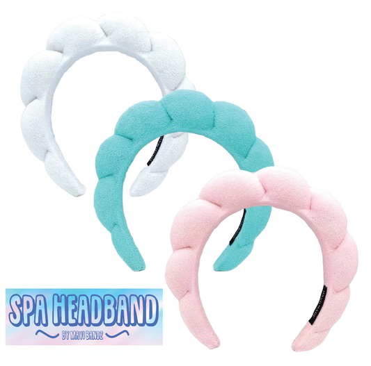 New TikTok Spa Terry Cloth Headband for Face Makeup Washing