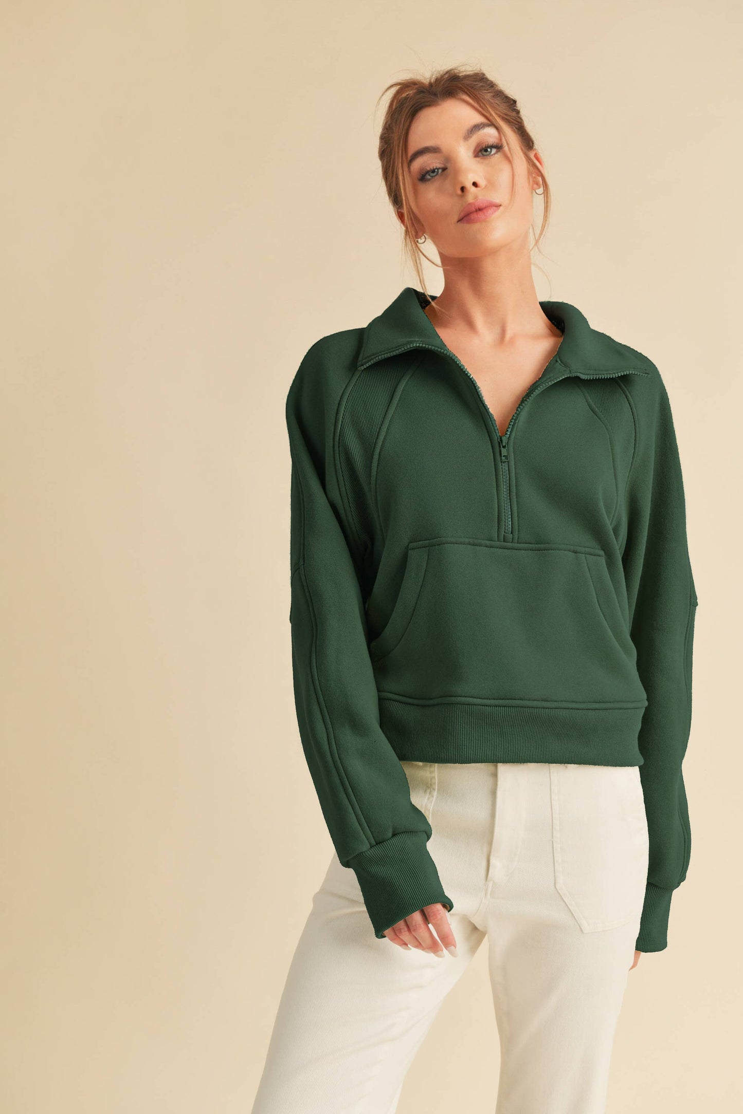 Dove Funnel Neck 1/4 Zip